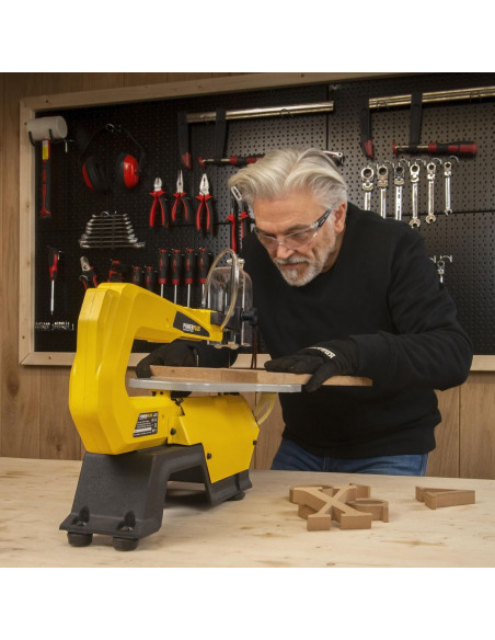 Dekupørsav 120 med vippebart savbord