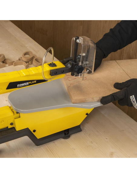 Dekupørsav 120 med vippebart savbord