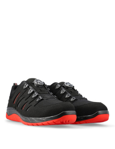 ELTEN Maddox BOA® Black-Red Low S3