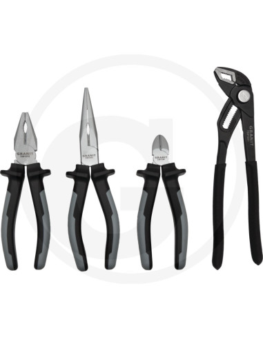 Tangsæt – 4-dele Professionelt Sæt med...