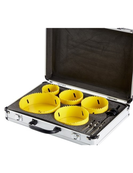 Hulsav sæt 57-127mm 9 Dele