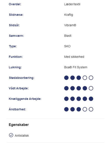 Grisport Sikkerhedssko - Model 74661