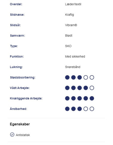 Grisport Sikkerhedssko - Model 74653