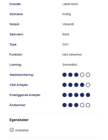 Grisport Sikkerhedssko - Model 74653
