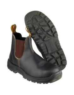 Blundstone Sikkerhedsstøvle model 192 i brun læder