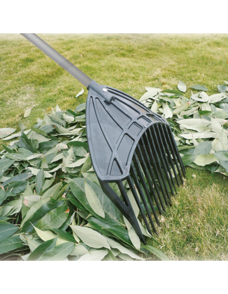 Løvrive med Opsamler - Teleskopskaft i Aluminium