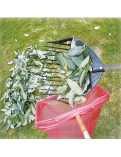 Løvrive med Opsamler - Teleskopskaft i Aluminium 2