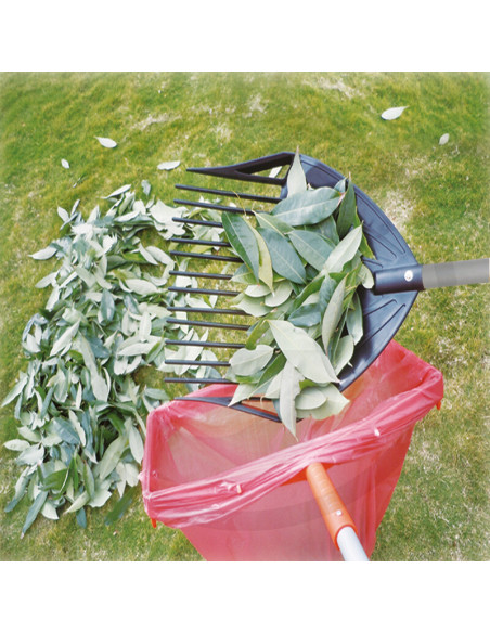 Løvrive med Opsamler - Teleskopskaft i Aluminium