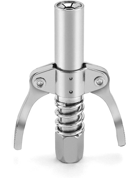 Smørehoved/nippel låsbar