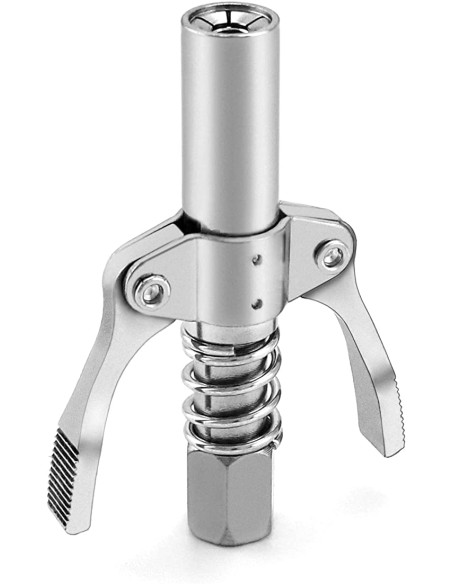 Smørehoved/nippel låsbar