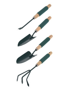 Haveredskabssæt i metal med 4 dele 2