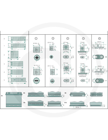 Havetraktor batteri 12V - 24Ah