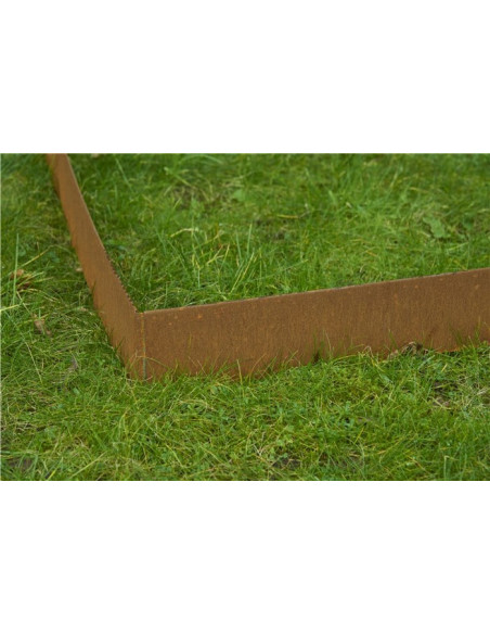 Bedkanter cortenstål 4-pak rust