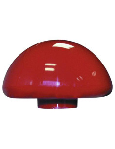 Flagknop rød plast 190 mm