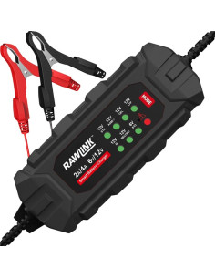 Rawlink batterilader 6V/12V 2-4AMP intelligent