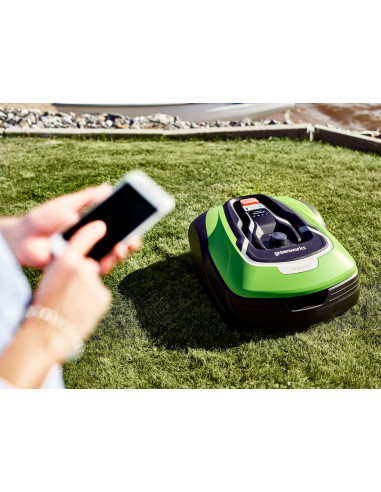 Robotplæneklipper Greenworks Optimow 10