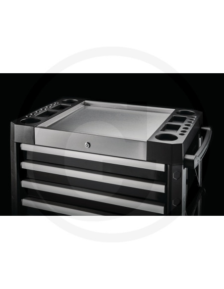 Værkstedsvogn Dynamic med 6 Værktøjssæt - Professionelt Værktøj i GRANIT BLACK EDITION