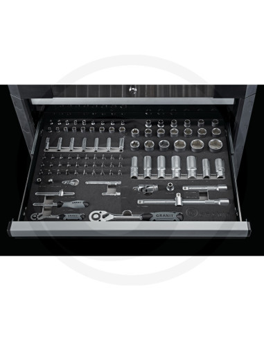 Værkstedsvogn Dynamic med 6 Værktøjssæt -...