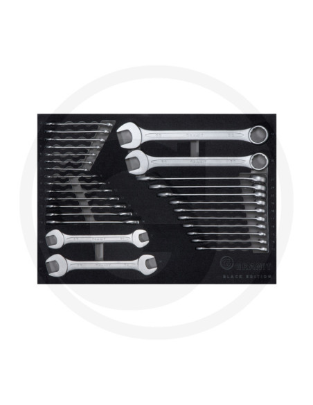 Værkstedsvogn Dynamic med 6 Værktøjssæt - Professionelt Værktøj i GRANIT BLACK EDITION