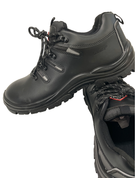 Sanita Latite S3 Sikkerhedssko i Læder - Prisvenlig Arbejdssko med Komfort og Beskyttelse