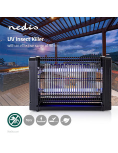 Insektfælde elektrisk 16W 2