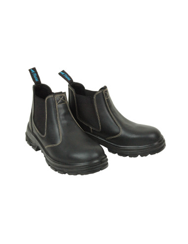 Farm fritidsstøvle i sort læder