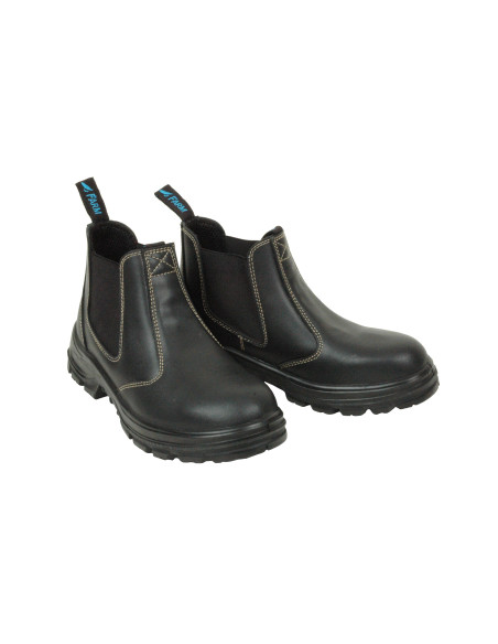 Farm fritidsstøvle i sort læder