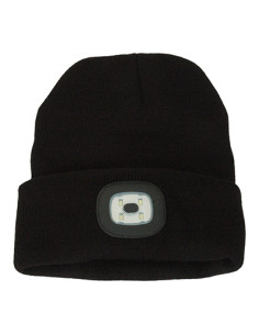 Strikhue med LED på front