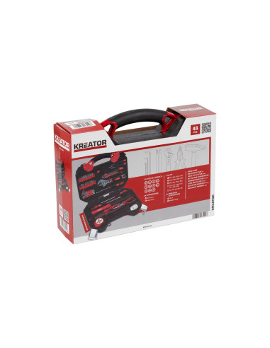 Kreator Værktøjssæt 48 dele i kuffert