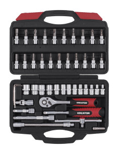 Topnøglesæt 1/4'' 46 dele 4-14 mm 2