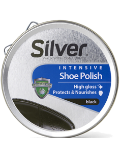 Silver skocreme-/skosværte - Intensive Black Shoe Polish