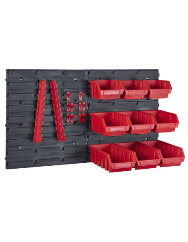 Værktøjsvæg med sortimentsbokse