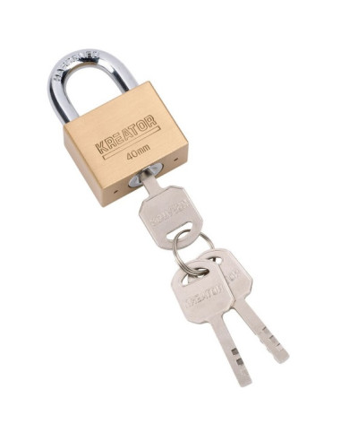 Hængelås 40 mm i hærdet stål