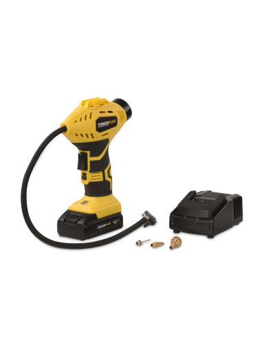 Luft pumpe kompressor 18 V med manometer