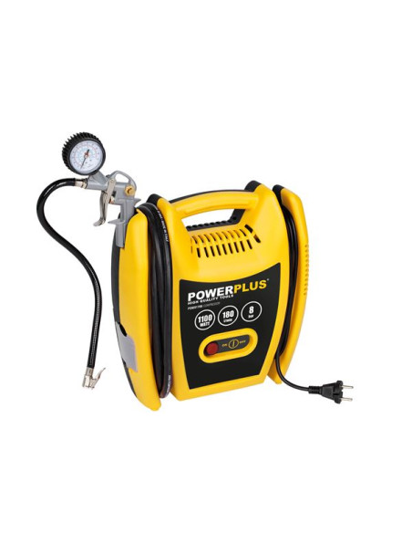 Kompressor oliefri 1,5 hk med 5 dele