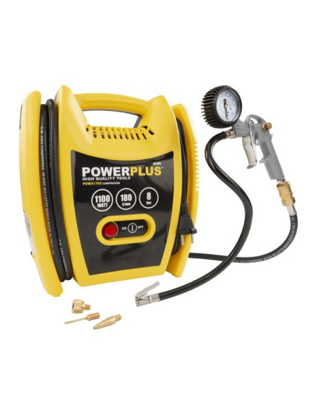 Kompressor oliefri 1,5 hk med 5 dele