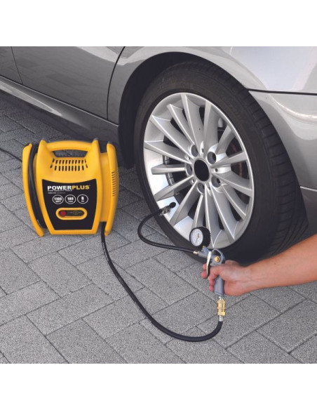 Kompressor oliefri 1,5 hk med 5 dele