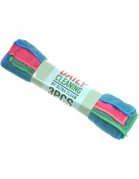 Microfiberklud 3 stk pakke