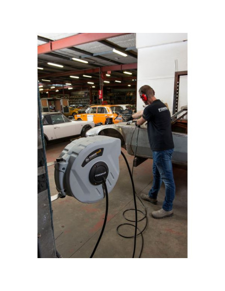 Trykluftslange Automatisk slangetromle 10m