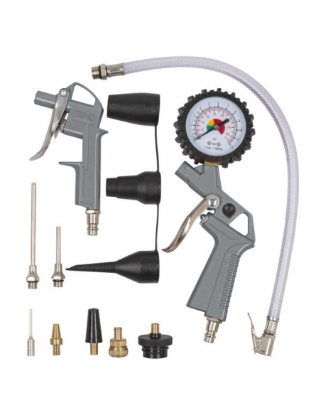 Blæsepistolsæt med 13 dele