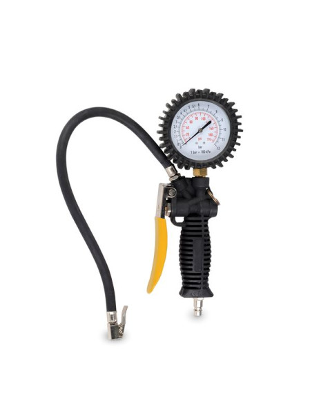 Trykluft pumpepistol med manometer