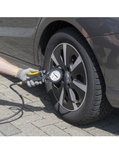 Trykluft pumpepistol med manometer 2