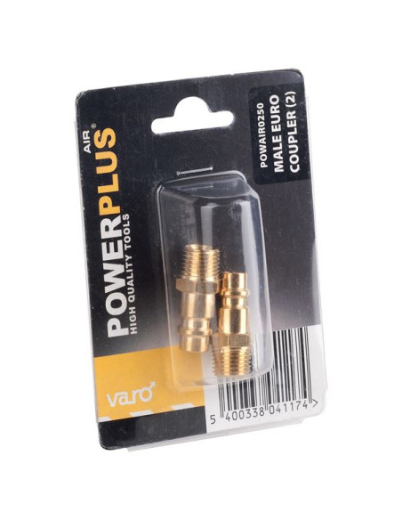 Nippel 1/4'' - udvendig gevind