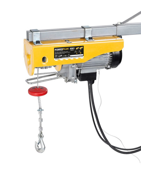 Elhejs og trækspil 400 kg fjernbetjent