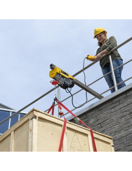 Elhejs og trækspil 200 kg fjernbetjent
