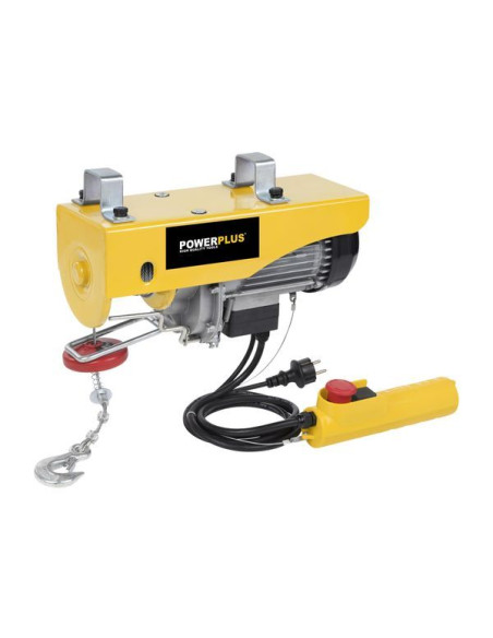 Elhejs og trækspil 800 kg fjernbetjent