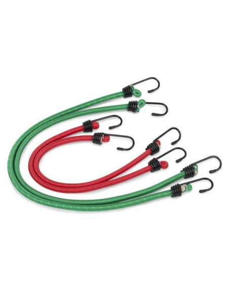 Bagageremme og surringssæt med 8 dele