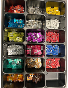 Auto sikringer 5 stk assorteret