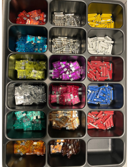 Auto sikringer 5 stk assorteret