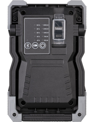 LED arbejdslampe 30 W højtaler/powerbank